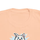 Happy Jumping Husky Toddler Tee | Cute Dog Paw Print