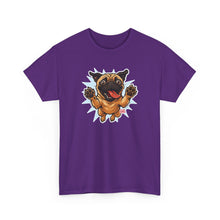 Load image into Gallery viewer, Playful Pug Unisex Tee - Fun Pet Lover T-Shirt, Gift for Dog Owners, Casual Attire, Animal Enthusiast Apparel, Cute Graphic Tee