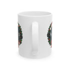 Festive Black Labrador Dog Mug, Christmas Mug, Holiday Gift, Pet Lover's Mug, Cute Black Lab Mug, Seasonal Coffee Mug