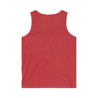 Dog Jumping Graphic Tank Top — Playful Pointer Design for GSP Dog Lovers