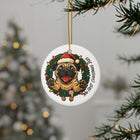 Pug  First Christmas Ornaments, Cute Dog Holiday Decor, Pug Lover Gift, Personalized Memories, Tree Decorations, 2025 Celebration