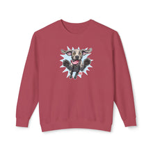 Load image into Gallery viewer, Happy Jumping Weimaraner Dog Sweatshirt | Cute Weim Illustration
