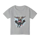 Happy Jumping Weimaraner Dog Toddler T-shirt | Playful Puppy Illustration