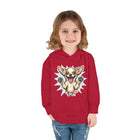 Happy Jumping Chihuahua Toddler Hoodie | Cute Dog Paw Print Design