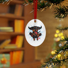 Dachshund Lover's Metal Ornament, Personalized Pet Memorial Decor, Holiday Keepsake, Unique Gift for Dog Owners, Christmas Decoration