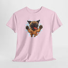 Playful Pug Unisex Tee - Fun Pet Lover T-Shirt, Gift for Dog Owners, Casual Attire, Animal Enthusiast Apparel, Cute Graphic Tee