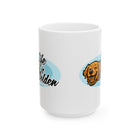 Golden Retriever Mug, Cute Puppy Coffee Cup, Dog Lover Gift, Life is Golden Ceramic Mug, Retriever Owner Present, Dog Mom Gift