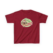 Load image into Gallery viewer, Christmas Frenchie Christmas Kids Tee - Ho Ho Ho, Holiday T-Shirt, Gift for Boys/Girls, Cute Festive Outfits, Winter Wear, Youth Apparel