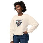 Happy Jumping Weimaraner Dog Sweatshirt | Cute Weim Illustration