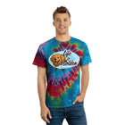 Fun Tie-Dye Tee with 'Life is Golden' Design, Colorful Spiral Shirt for Dog Lovers, Casual Summer Wear, Gift for Pet Owners, Tie-Dye T-Shirt