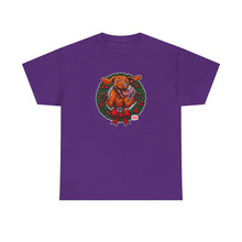 Load image into Gallery viewer, Festive Vizsla Dog Graphic Tee | Unisex Heavy Cotton Shirt for Dog Lovers, Holiday Gift, Animal Lover Apparel, Christmas Tee, Cozy Comfort