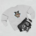 Playful Border Collie Puppy Unisex Sweatshirt, Pet Lover Gift, Cozy Apparel, Dog-Themed Fashion, Cute Dog Crewneck