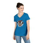 Playful German Shorthaired Pointer Dog Graphic V-Neck T-Shirt, Casual Wear, Pet Lover Gift, GSP Mom Shirt, Birthday Gift