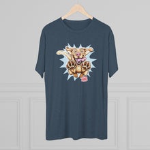 Load image into Gallery viewer, Playful Yellow Labrador Retriever Dog Graphic Tee | Cute Yellow Lab Puppy Paw Print T‑Shirt