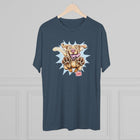 Playful Yellow Labrador Retriever Dog Graphic Tee | Cute Yellow Lab Puppy Paw Print T‑Shirt