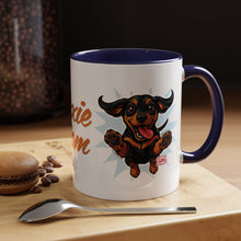 Load image into Gallery viewer, Doxie Mom Coffee Mug | Cute Dachshund Mom Gift (11oz Accent Mug)