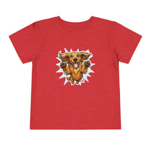 Load image into Gallery viewer, Toddler Tee - Joyful Jumping Dachshund Puppy Graphic
