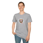 OMG Red Nose Pitbull Unisex Softstyle Shirt - A Happy and Excited Pit Bull on a High Quality Shirt for Dog Lovers