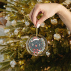 Black Labrador Retriever Glass Ornament, Dog Lover Christmas Tree Decoration, Personalized Pet Ornament, Holiday Gift, Keepsake Dog
