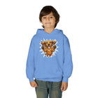 Happy Dachshund Illustration Hoodie | Kids Pullover Sweatshirt