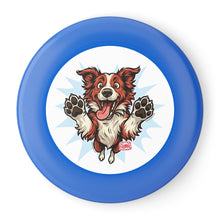 Load image into Gallery viewer, Happy Border Collie Catch Illustration Frisbee | Dog Disc, Outdoor Play