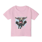 Happy Jumping Weimaraner Dog Toddler T-shirt | Playful Puppy Illustration