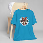 Fun Red and White Border Collie Dog Lover T-Shirt, Cute Pet Tee, Animal Lover Gift, Birthday Present for Dog Moms/Dads