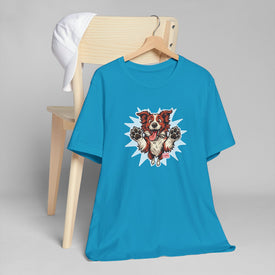 Fun Red and White Border Collie Dog Lover T-Shirt, Cute Pet Tee, Animal Lover Gift, Birthday Present for Dog Moms/Dads