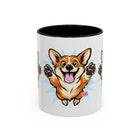 Corgi Coffee Mug - Cute Happy Corgi Accent Mug (11oz)