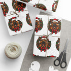 Festive German Shepherd Puppy Wrapping Papers for Special Occasions, Holiday Gift Wrap, GSD Lover Gift Wrap, Christmas Wrapping Paper