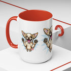 Chihuahua Happy Pup Accent Coffee Mug – Cute Dog Lover Gift (11/15oz)
