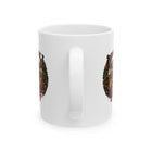 Festive  German Shepherd Dog Lover Ceramic Mug | Christmas Gift, Holiday Decor, Pet Lover's Mug, Cute GSD Cup, Coffee Tea Mug