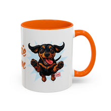 Load image into Gallery viewer, Doxie Mom Coffee Mug | Cute Dachshund Mom Gift (11oz Accent Mug)