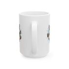 Happy Leaping Siberian Husky Ceramic mug, 11oz and 15oz, Husky Dog Parent Gift