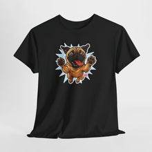 Load image into Gallery viewer, Playful Pug Unisex Tee - Fun Pet Lover T-Shirt, Gift for Dog Owners, Casual Attire, Animal Enthusiast Apparel, Cute Graphic Tee