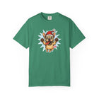 Festive French Bulldog T-shirt, Holiday Shirt, Unisex Tee, Dog Lover Gift, Christmas Apparel, Cute Pet T-shirt