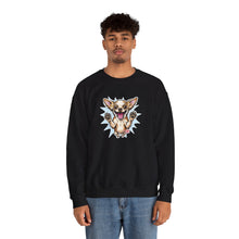 Load image into Gallery viewer, Chihuahua Splash Crewneck Sweatshirt  Cute Jumping Puppy Graphic
