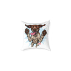 Fun German Shorthaired Pointer Dog Square Canvas Pillow