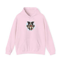 Load image into Gallery viewer, Cozy Border Collie Dog Lover's Hoodie, Unisex Heavy Blend Sweatshirt, Cute Pet Gift, Men's Hoodie