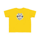 Happy Jumping Husky Toddler Tee | Cute Dog Paw Print