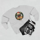 Festive Pug Sweatshirt, Unisex Crewneck, Holiday Gift, Dog Lover Apparel, Christmas Sweater, Cozy Winter Wear