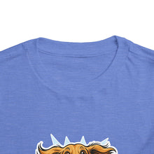 Load image into Gallery viewer, Toddler Tee - Joyful Jumping Dachshund Puppy Graphic