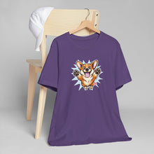 Load image into Gallery viewer, Happy Corgi Jumping T-Shirt | Cute Dog Illustration