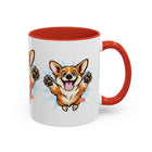 Corgi Coffee Mug - Cute Happy Corgi Accent Mug (11oz)