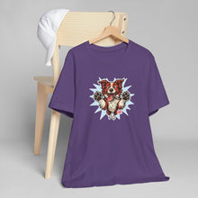 Load image into Gallery viewer, Fun Red and White Border Collie Dog Lover T-Shirt, Cute Pet Tee, Animal Lover Gift, Birthday Present for Dog Moms/Dads