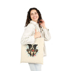 Playful Border Collie Dog Cotton Canvas Tote Bag | Eco-Friendly Shopping, Gift for Dog Lovers, Travel Tote, Pet Lover's Accessory