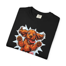 Load image into Gallery viewer, Playful Cocker Spaniel Dog Graphic T-Shirt, Pet Lover Tee, Unisex Cotton Top, Fun Gift for Dog Owners, Casual Wear Shirt