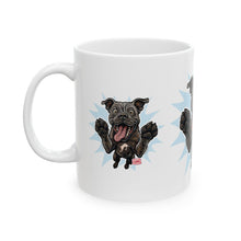 Load image into Gallery viewer, Ceramic Mug, Happy Cane Corso Dog, Coffee Mug, Dog Lover Gift, Pet Owner Present, Animal Ceramic Cup, Gift for Dog Parents