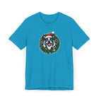 Christmas Boston Terrier Dog Wreath T-Shirt, Holiday Bostie Shirt, Funny Xmas Tee, Unisex Gift, Dog Lover Apparel, Festive Casual Wear