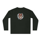 Red and White Border Collie Illustration Long Sleeve Shirt | Dog Art